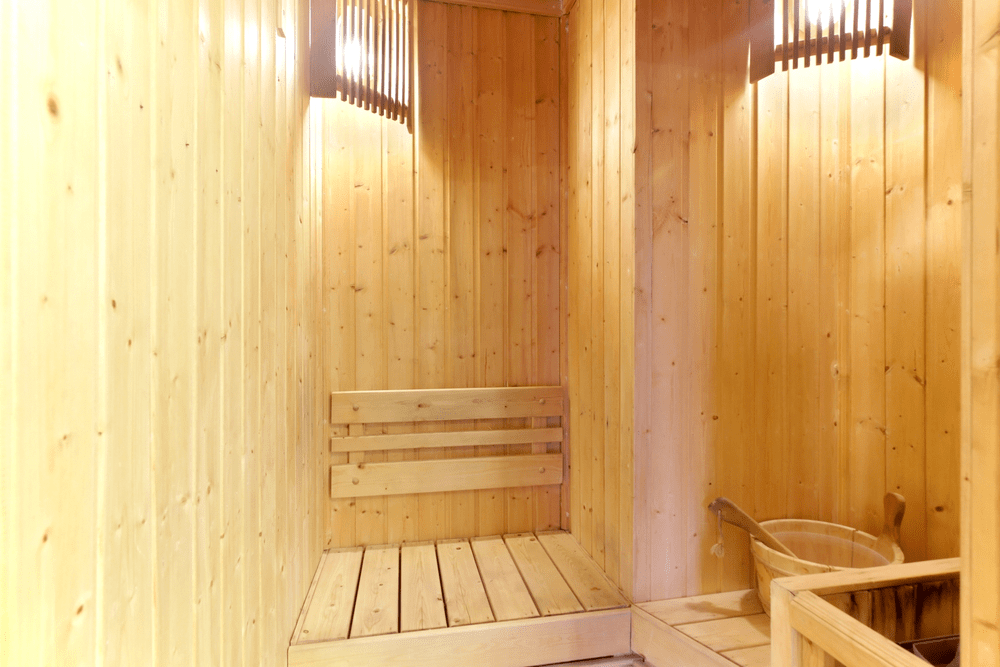 sauna dans un coliving
